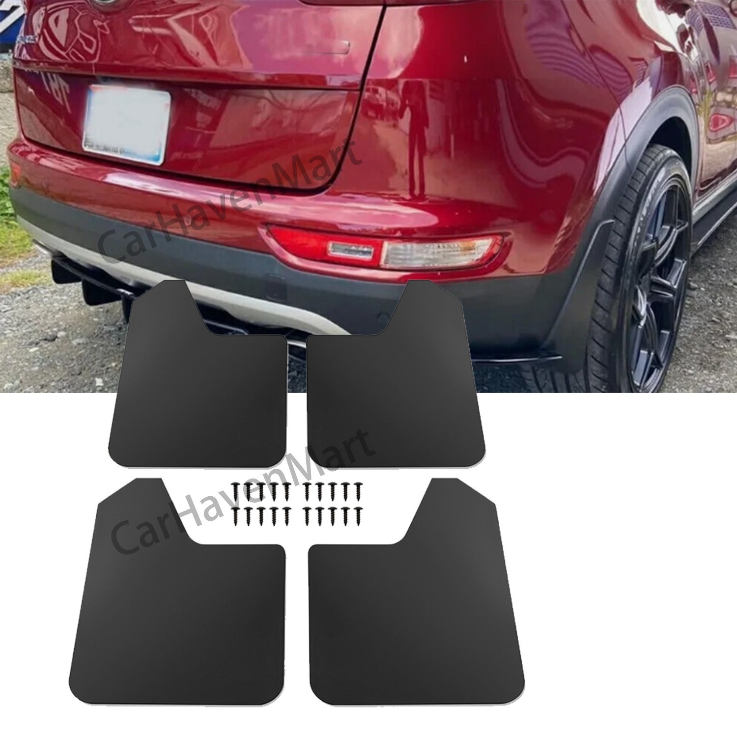 Universal Rally Mud Flaps Mudguards Splash Guards Mudflaps Fender For SUV