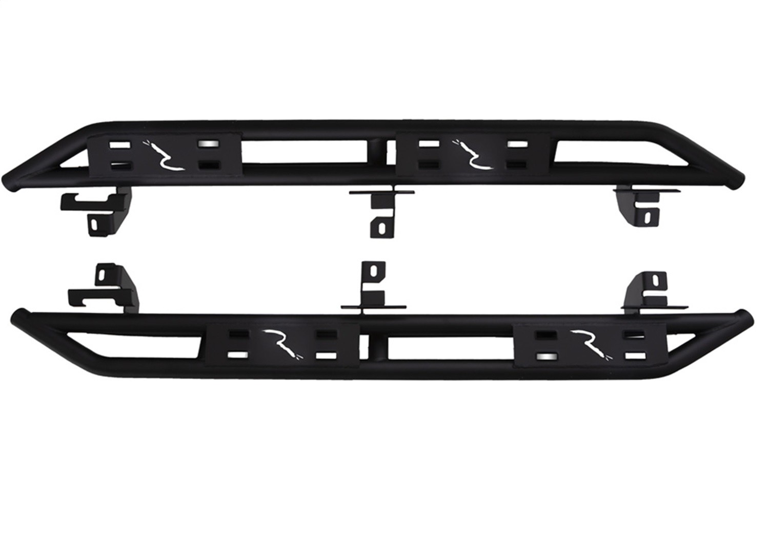 Rampage 88735 SRS Side Bar RockerGuards Crawler Style Step for 18-26 Wrangler JL