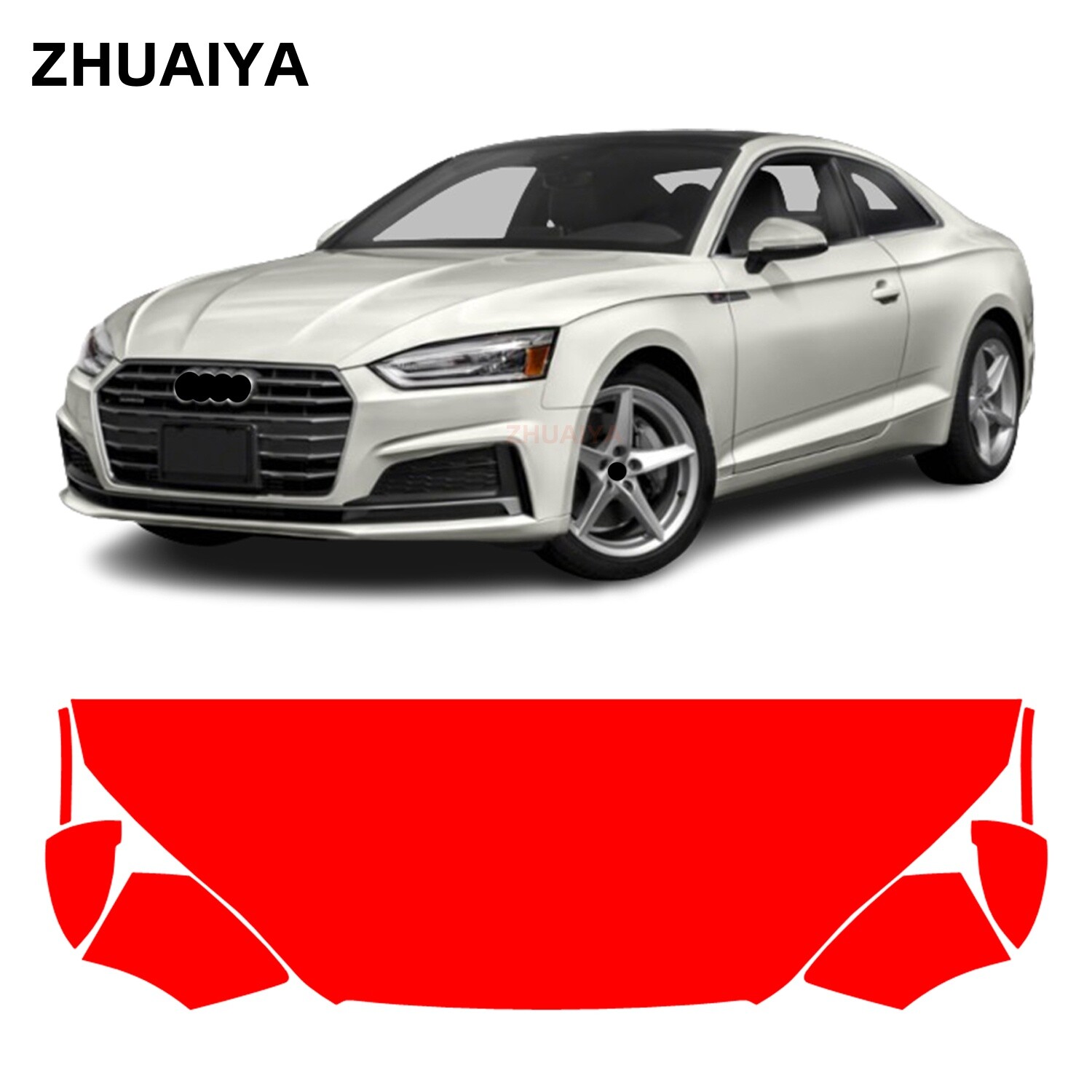 l Hood + Fenders PPF Paint Protection Film For Audi S5 & A5 S-Line 2018-2019