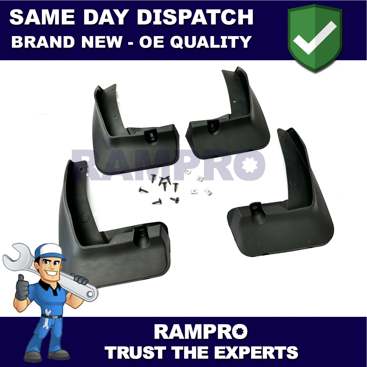 Tailored Mud Flaps Set of 4 For BMW X2 2017-2019 Rampro