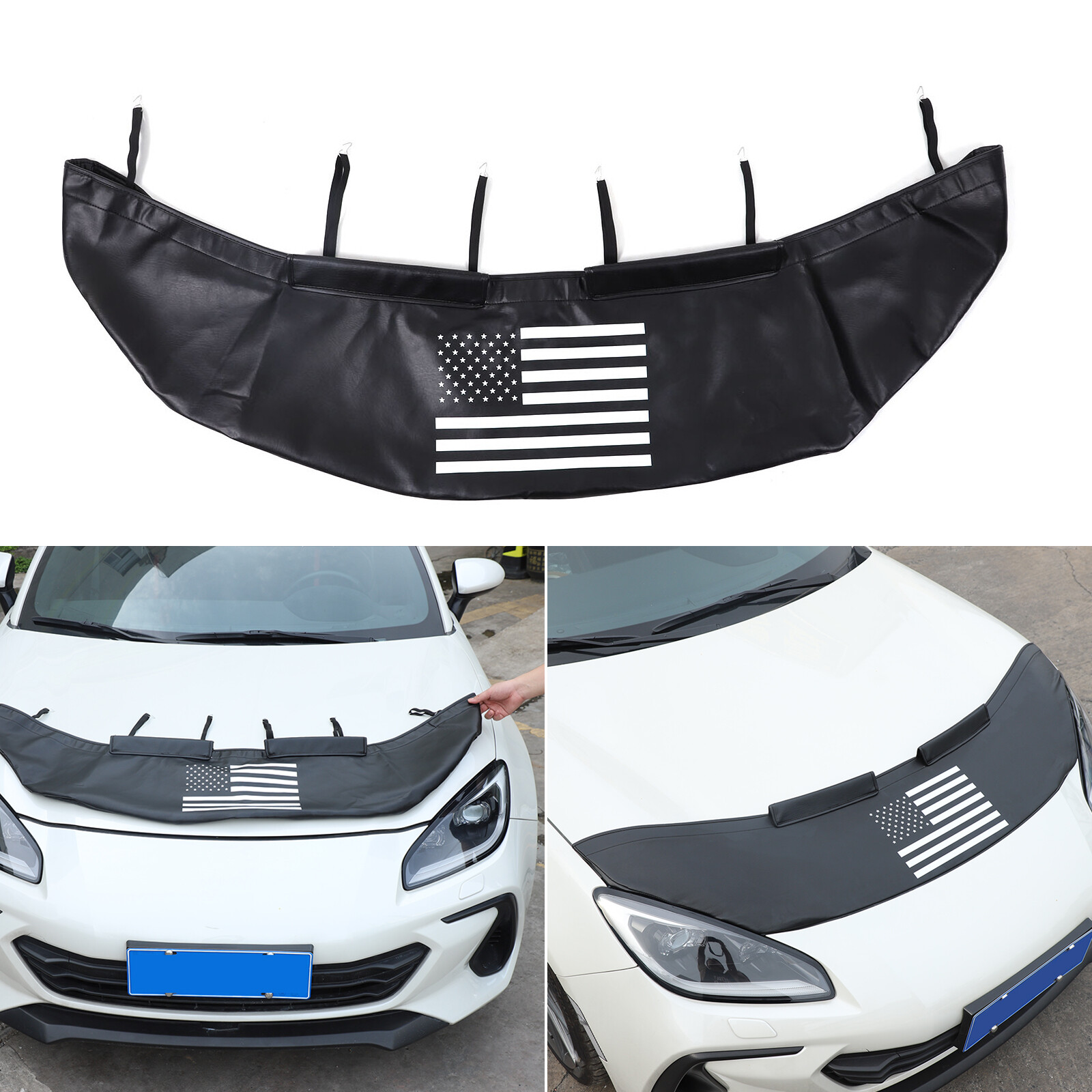 Front Bumper Lebra Hood Protector Mini Mask Bra For Toyota 86/Subaru BRZ 2022-23