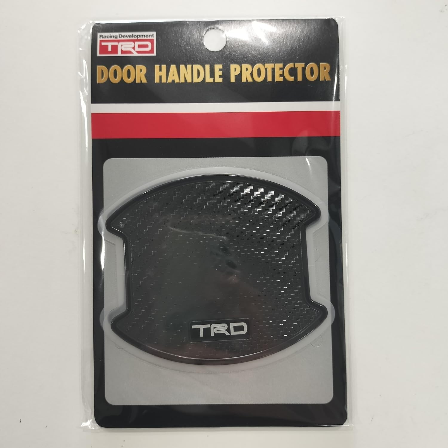 TRD Aftermarket Door Handle Protectors Black Set of 2 for Toyota Aqua MXPK10