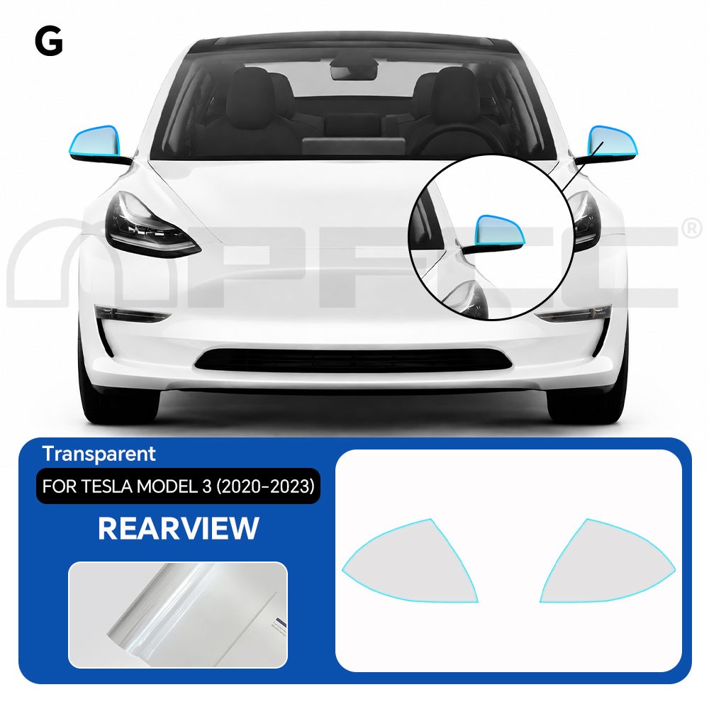 For Tesla Model 3 2020-2023 PreCut Paint Protection Film Gloss Full Car Bra PPF