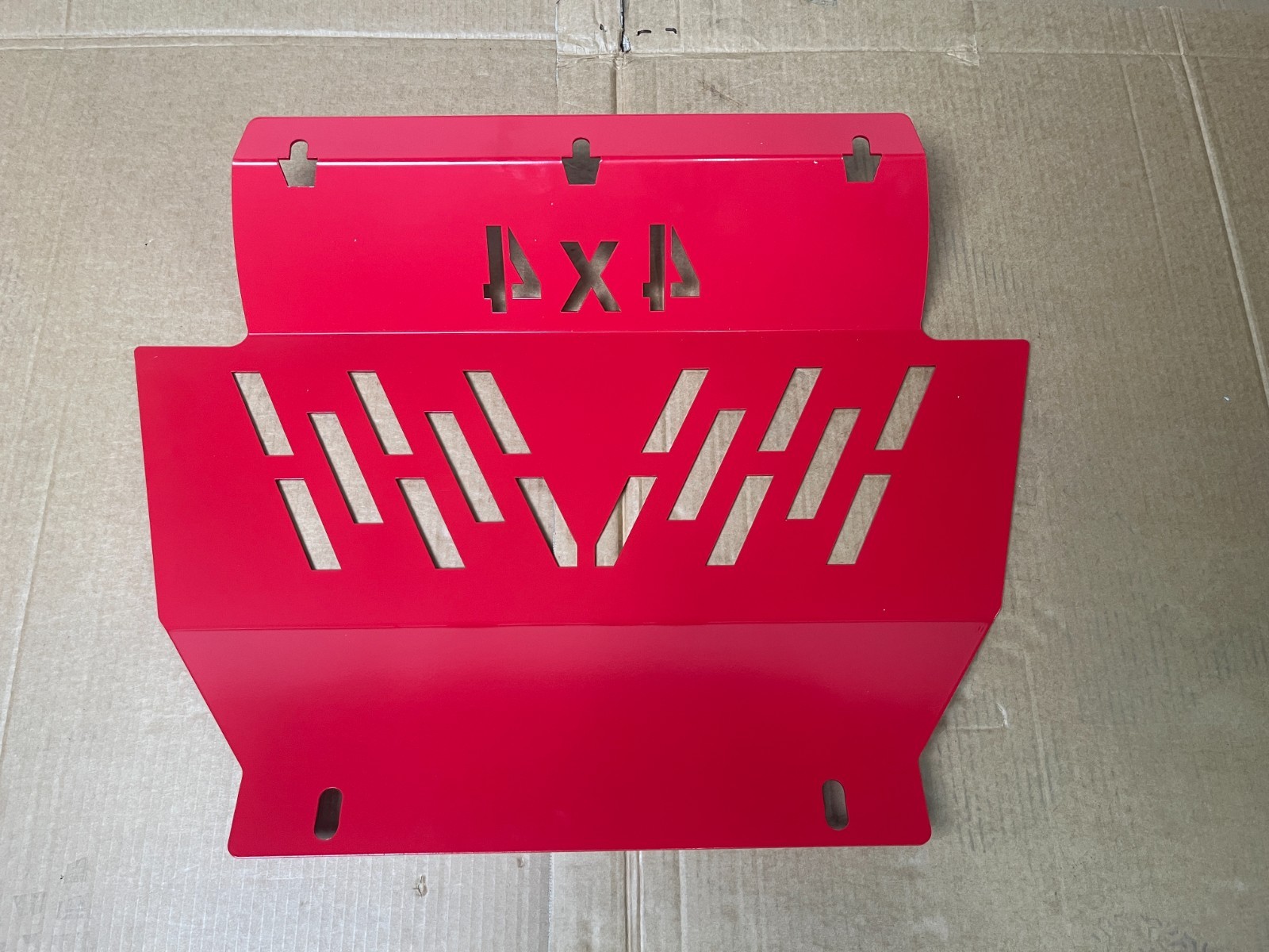 Bash Plate Red for Isuzu Dmax 2012-19 3mm Front Engine Sump Guard Protection 1PC