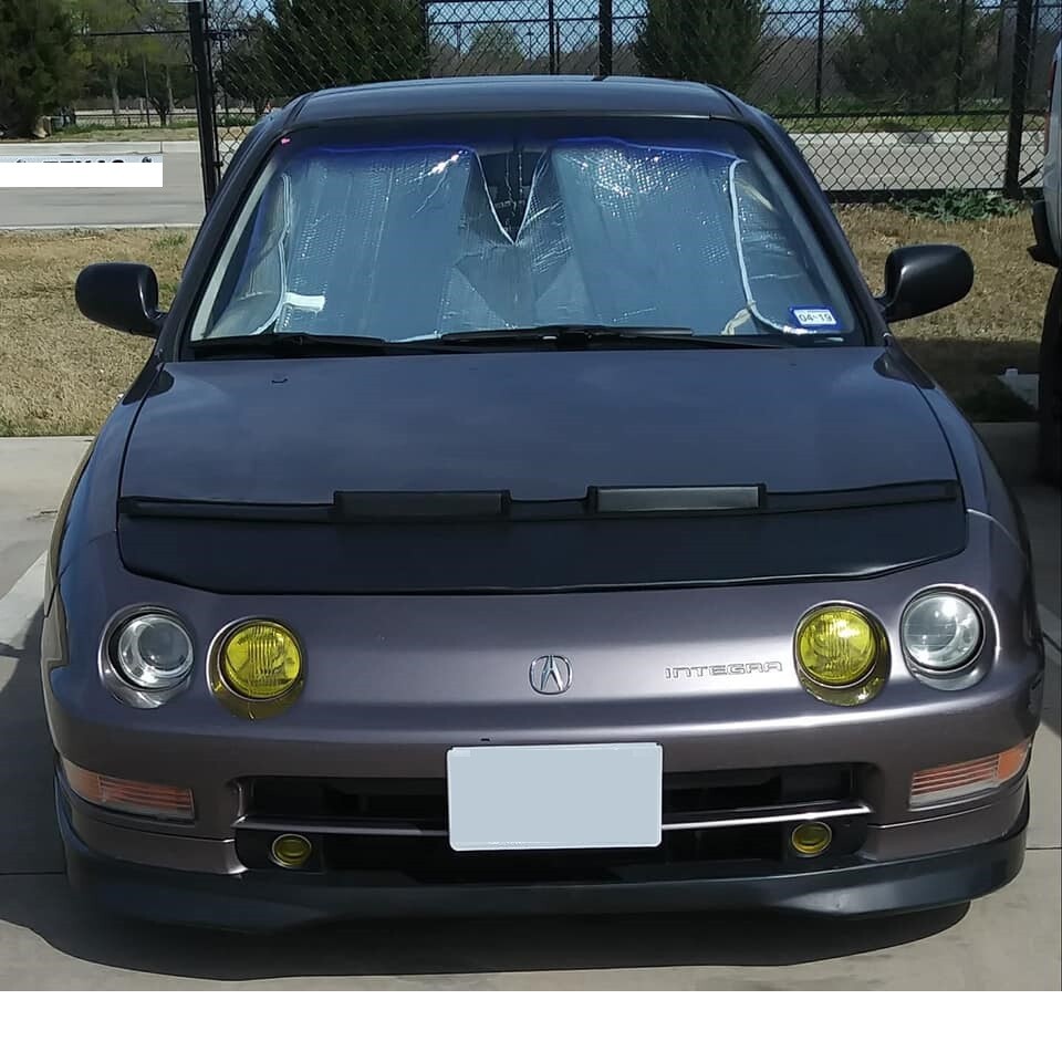 Car Bonnet Hood Mask Bra Fits Honda Acura Integra 94 95 96 97 98 99 00 01