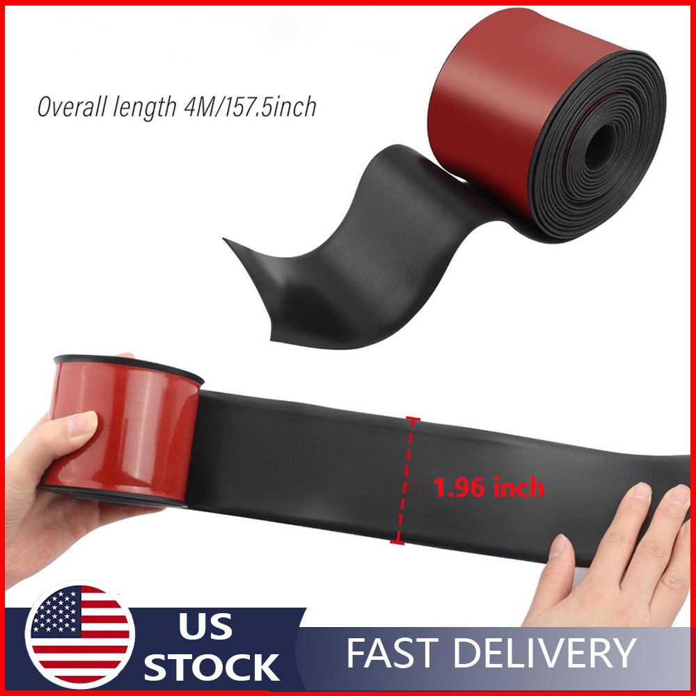 13FT Car Side Skirt Rocker Panel Trim Custom Bumper Protector Strip For Porsche