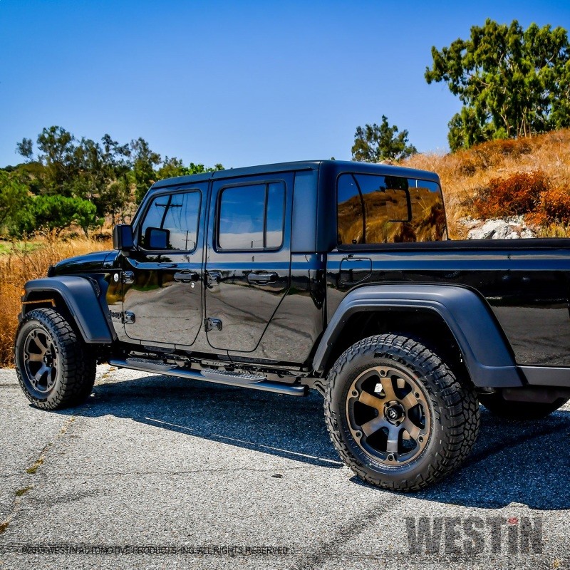 Westin 21-24165 PRO TRAXX 4 Oval Nerf Step Bars Black 2020–2026 Jeep Gladiator