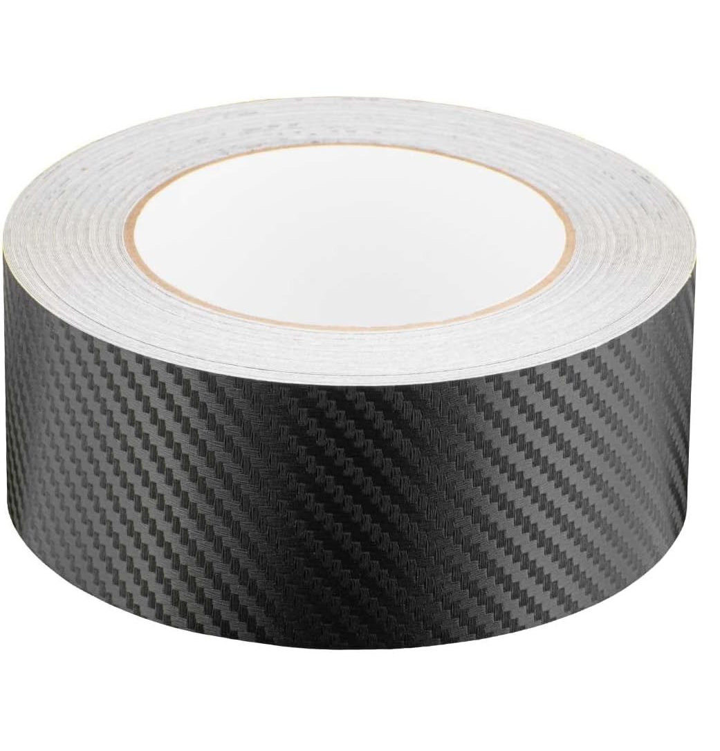 3M Black Gloss Carbon Fiber Vinyl Wrap Film Pro-Series 2080 Kit Size 4″in x 25ft