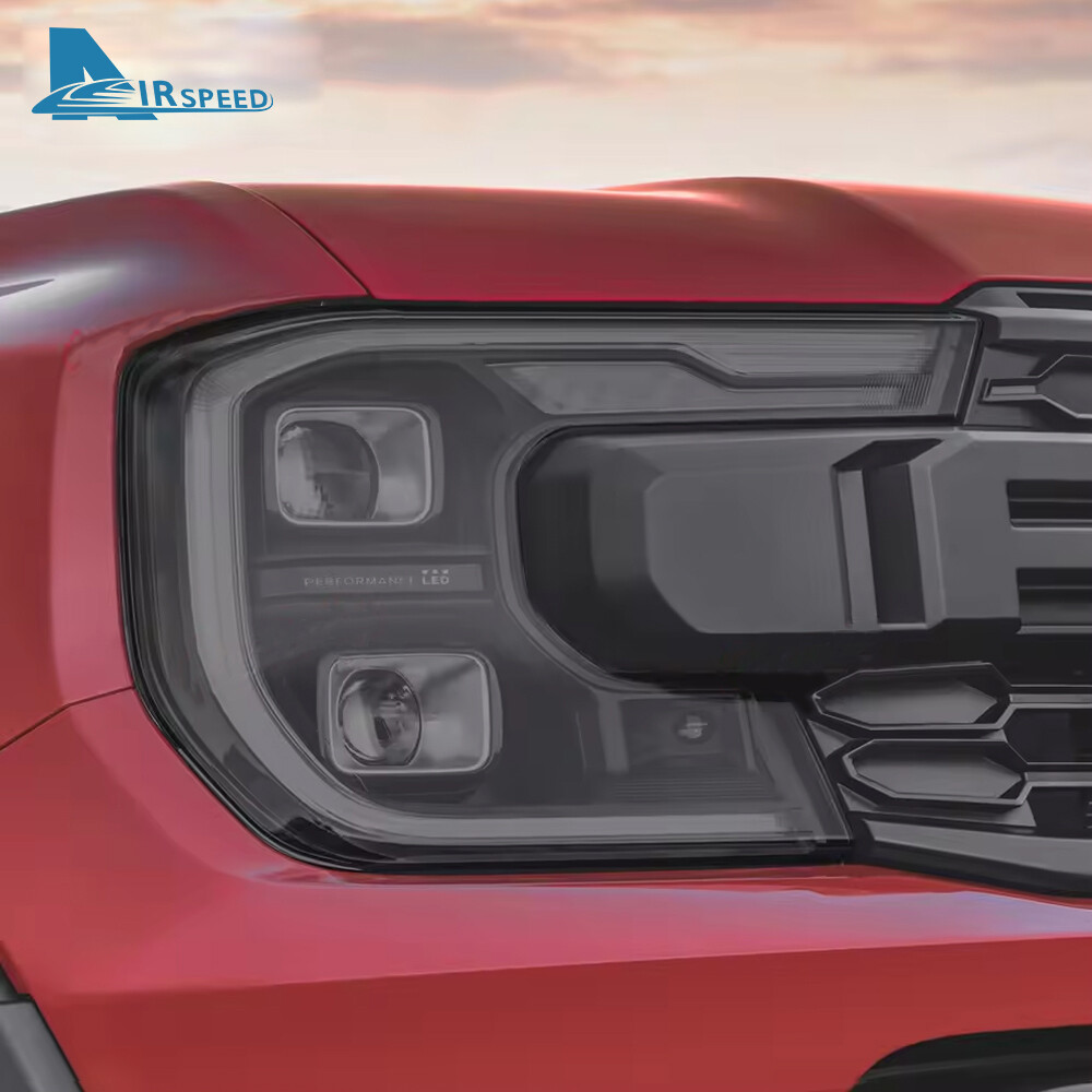 For Ford Ranger 2023-2024 Headlights Precut Paint Protection Film Blacken PPF