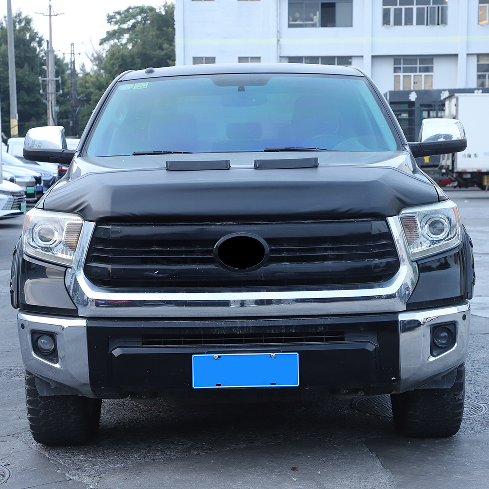 Front End Hood Bumper Mask Bra Cover Protector For Toyota Tundra 2007-2021