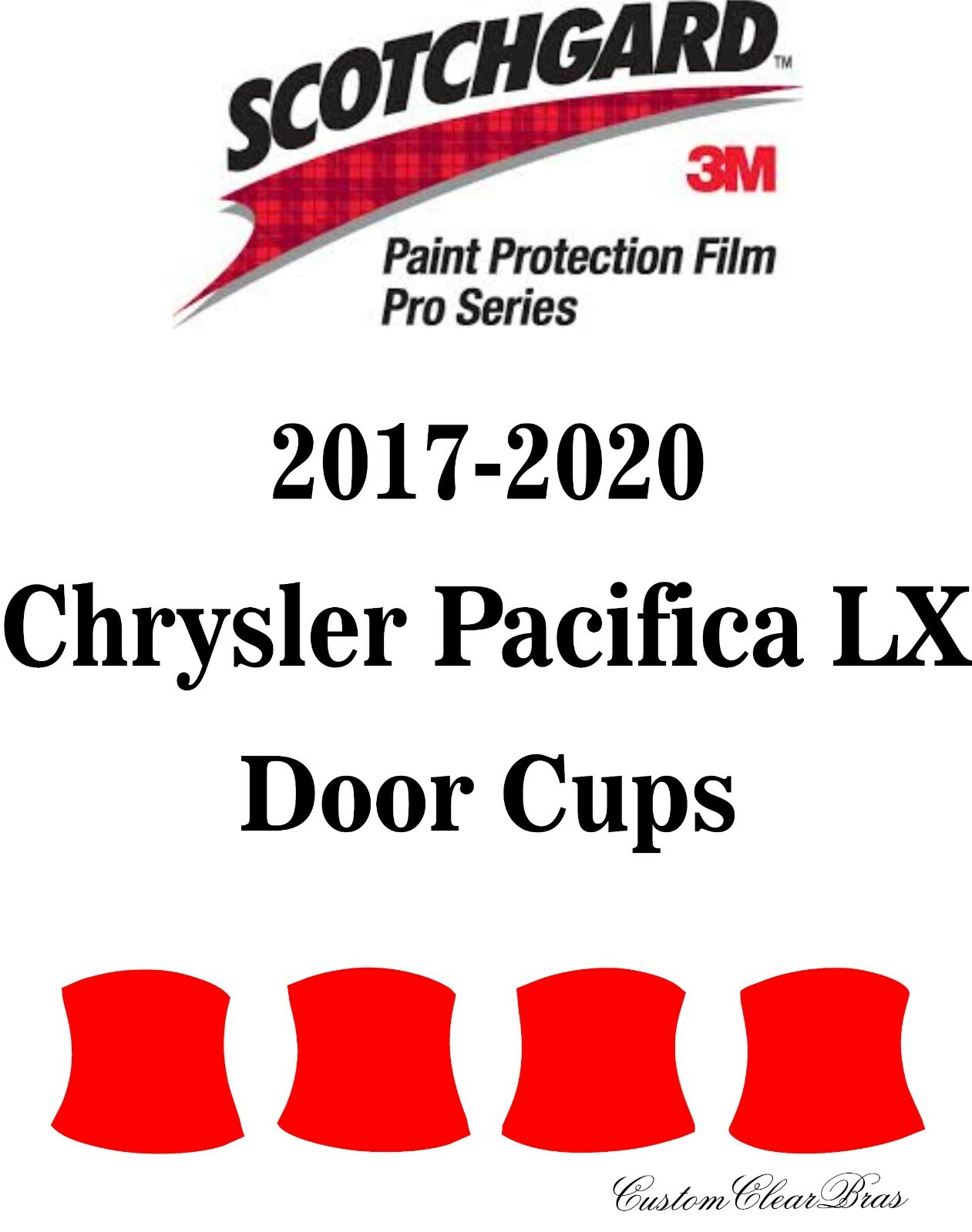 3M Scotchgard Paint Protection Film Pro Series 2017 – 2020 Chrysler Pacifica LX