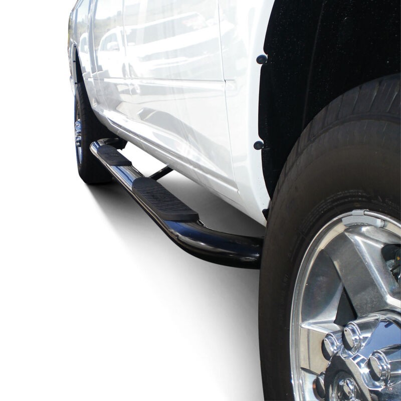 Westin Platinum 4 Oval Nerf Step Bars for Dodge/Ram 25/3500 Mega Cab 10-18 – Bla
