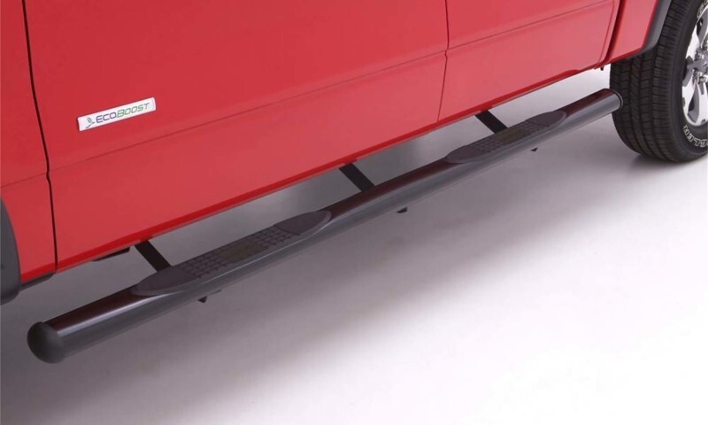LUND 23678176 Black 4in. Oval Steel Nerf Bars for Nissan Frontier