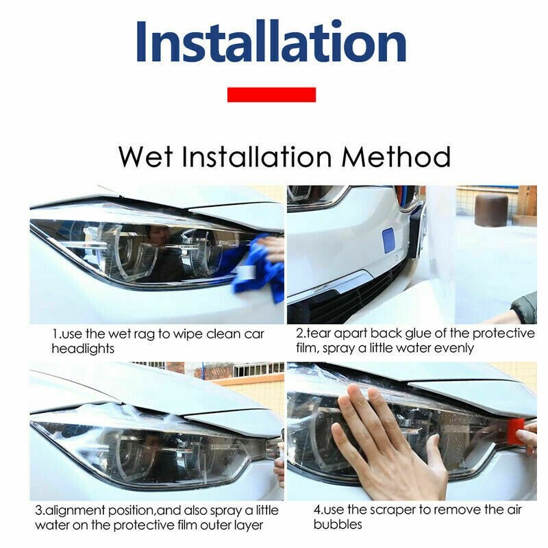 Precut Car Body Side Door Panel Clear Protection Film Repair Sticker For Tesla Y