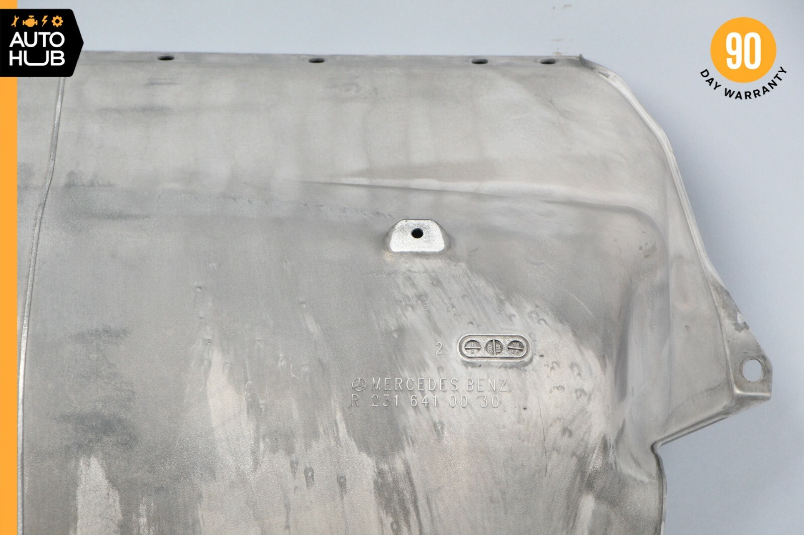13-20 Mercedes R231 SL400 SL550 Trunk Inside Fuel Tank Shield Guard OEM 62k