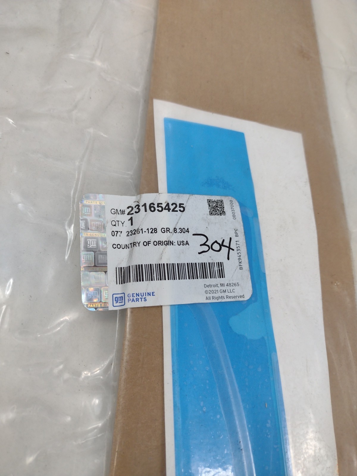 Genuine OEM GM Passenger Side Rocker Panel Rear Molding Protector 23165425