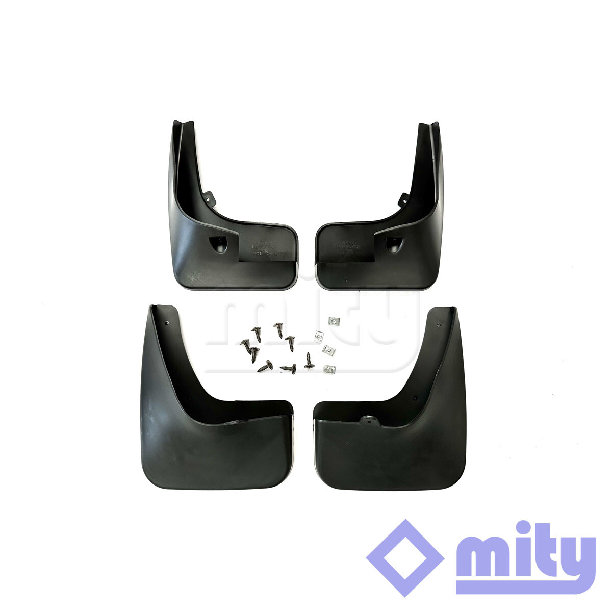 Tailored Mud Flaps Set of 4 For Citroen C2 2006-2013 Mity