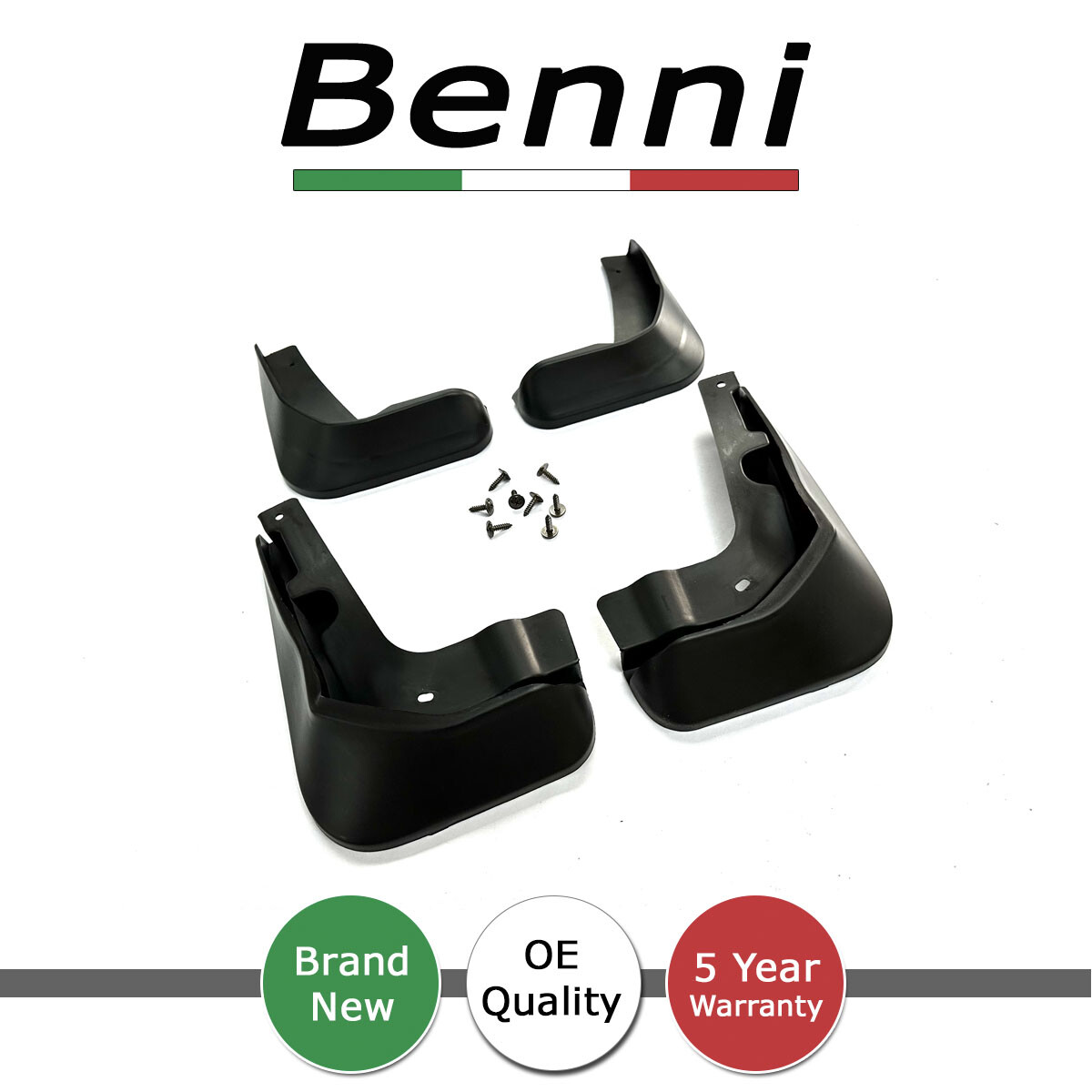Easy Fit Mudflaps Front Rear For Ford Focus Hatchback 2012-2018 Benni
