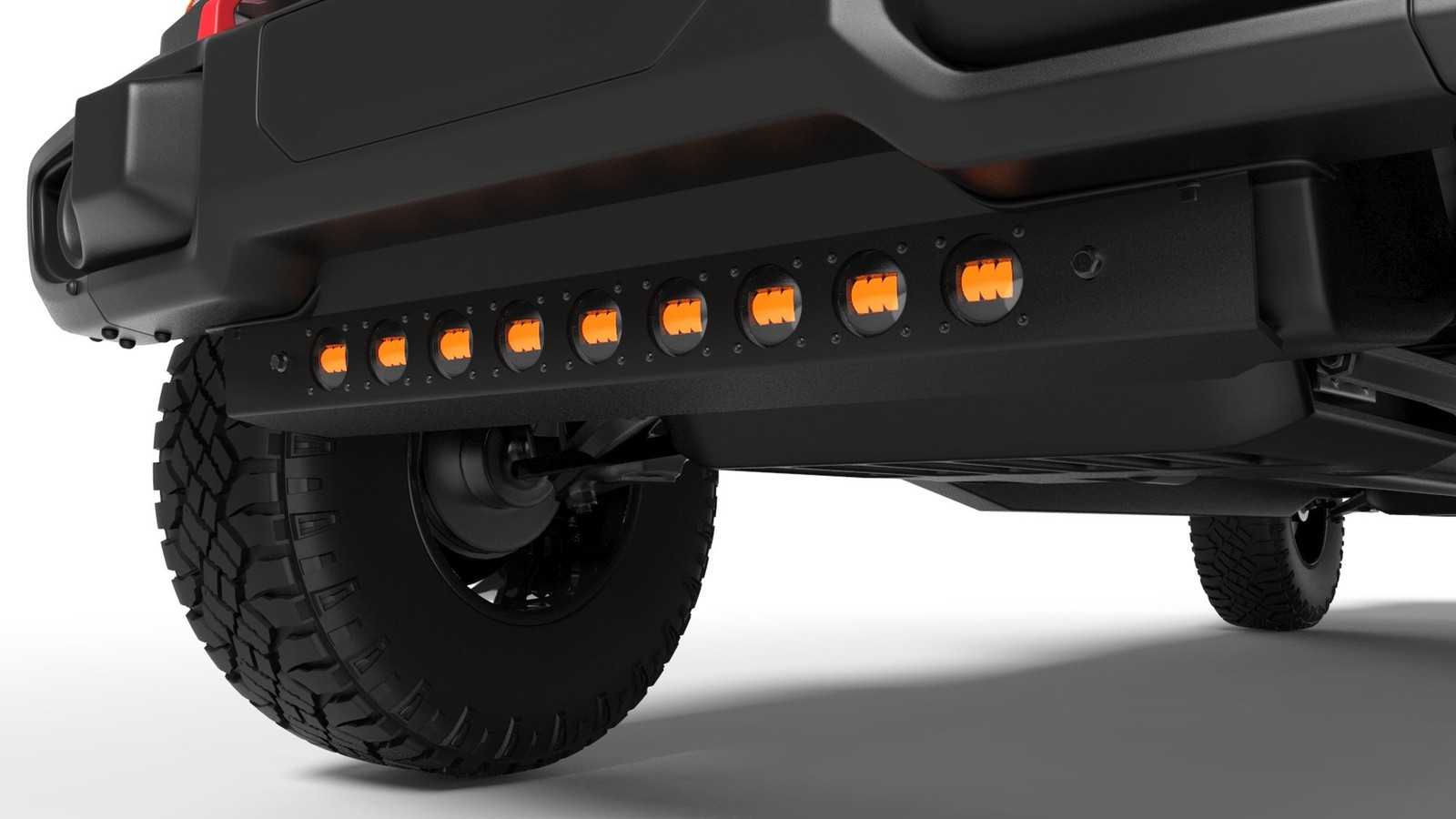 Skid Plate With Off-Road Lights Integrated LED Emitters ORACLE 5883-005