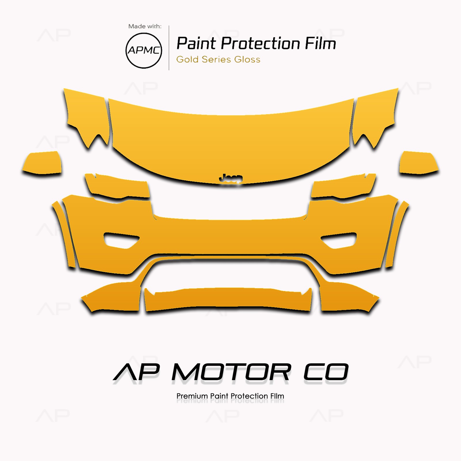 Jeep Grand Cherokee 2017-2021 Pre Cut Paint Protection Clear Bra PPF Kit