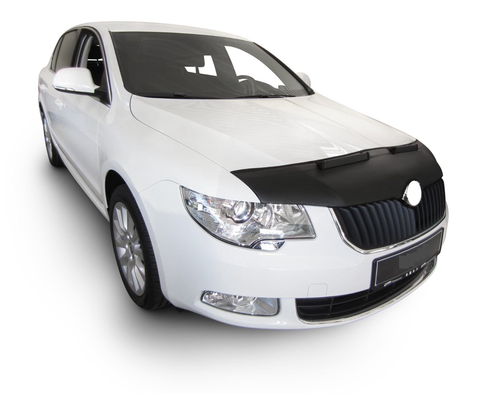 Car bra stone chip protection suitable for Skoda Superb II year 2008-2013 hoo…