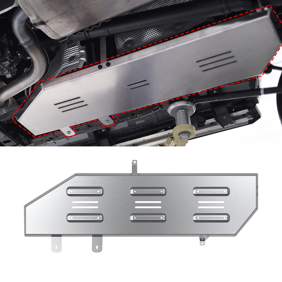 Aluminum Fuel Tank Skid Plate for 2024+ Toyota Land Cruiser 250 High Strength