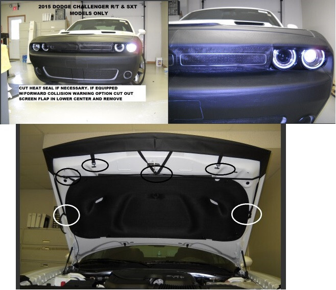 LeBra Front End Cover Bra for Challenger SXT Models 2015-2023 551470-01