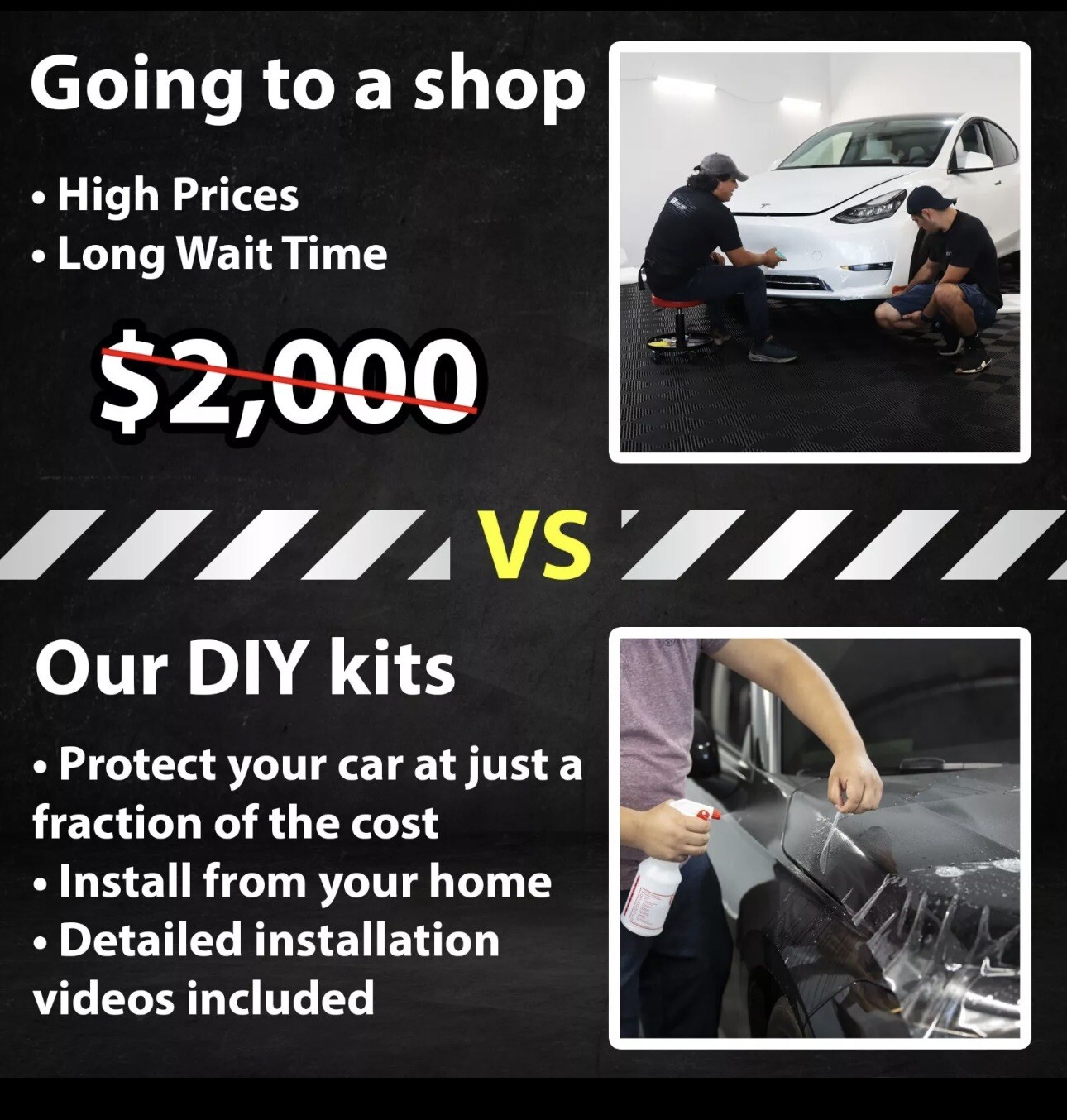 Computer Custom Precut Paint Protection Film Clear Bra PPF Visar Film Kit