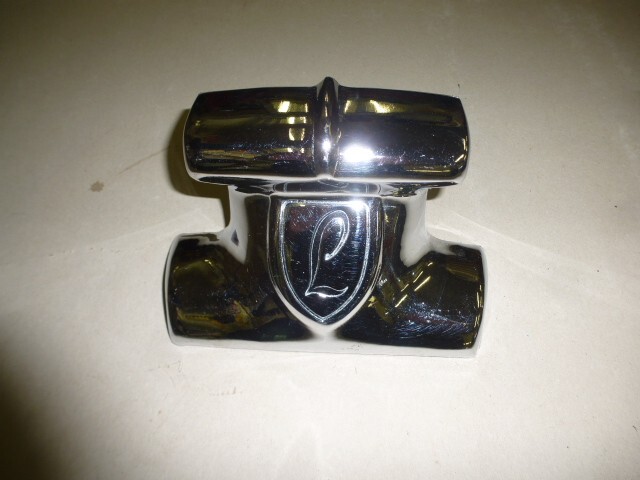 VINTAGE 1946 1948 LINCOLN ZEPHYR REAR CENTER BUMPER GUARD RECHROMED VERY NICE!!
