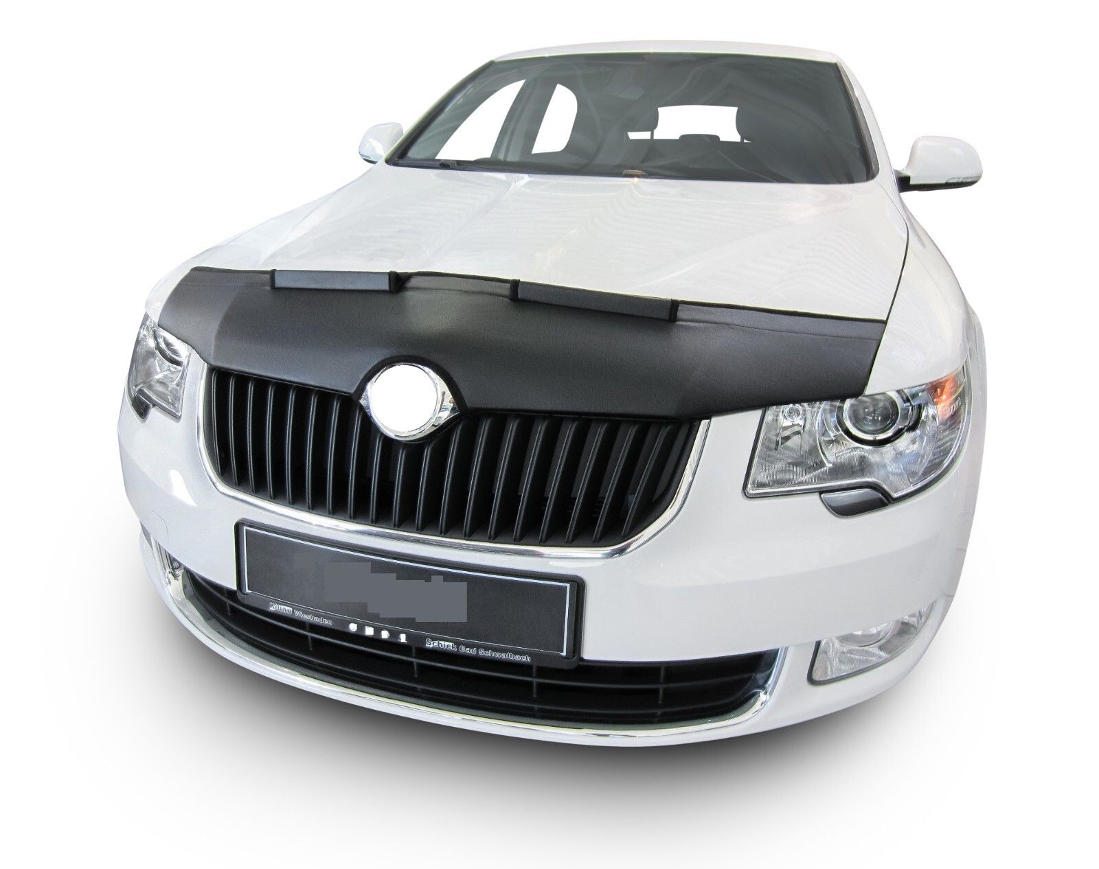 Car bra stone chip protection suitable for Skoda Superb II year 2008-2013 hoo…