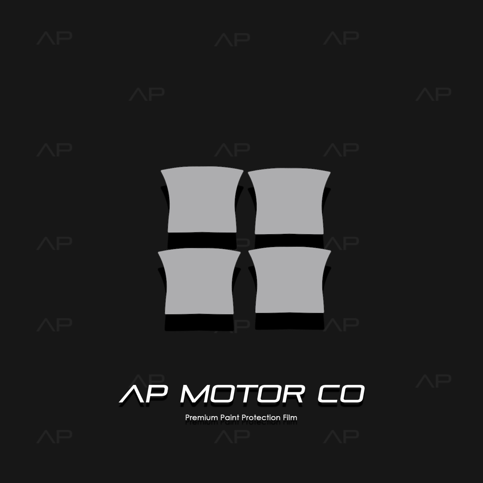Fits 11-12 Honda Accord Sedan EX V6 W/ Fog Door Cup Protection TPU PPF Gloss