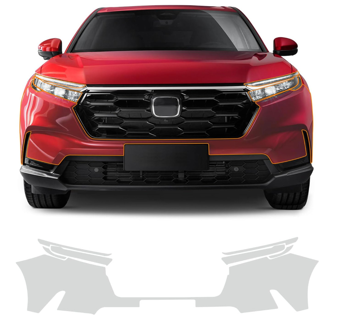 (2023 2024 Honda CRV Clear Car Pre-Cut Paint Protective Film Self Adhesive
