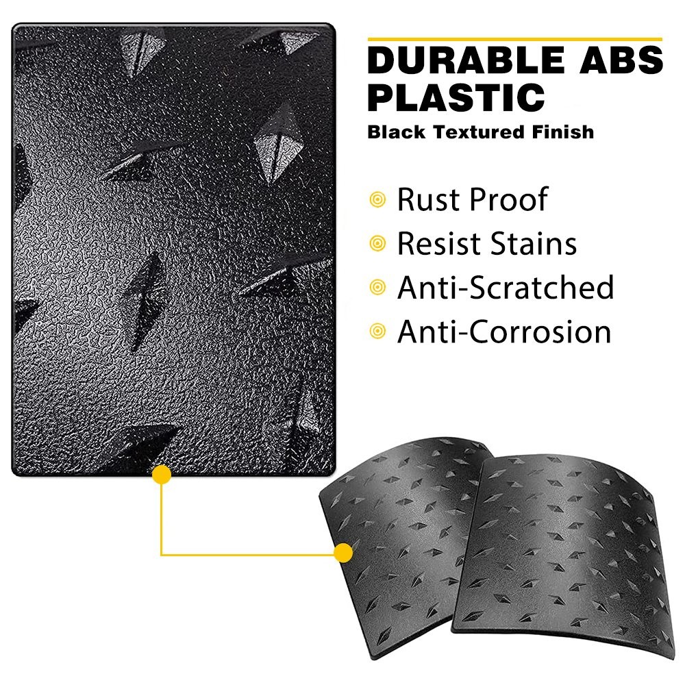 Cowl Body Armor Side Corner Guard Cover for 2007-2018 Jeep Wrangler JK Unlimited