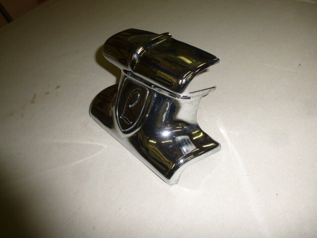 VINTAGE 1946 1948 LINCOLN ZEPHYR REAR CENTER BUMPER GUARD RECHROMED VERY NICE!!