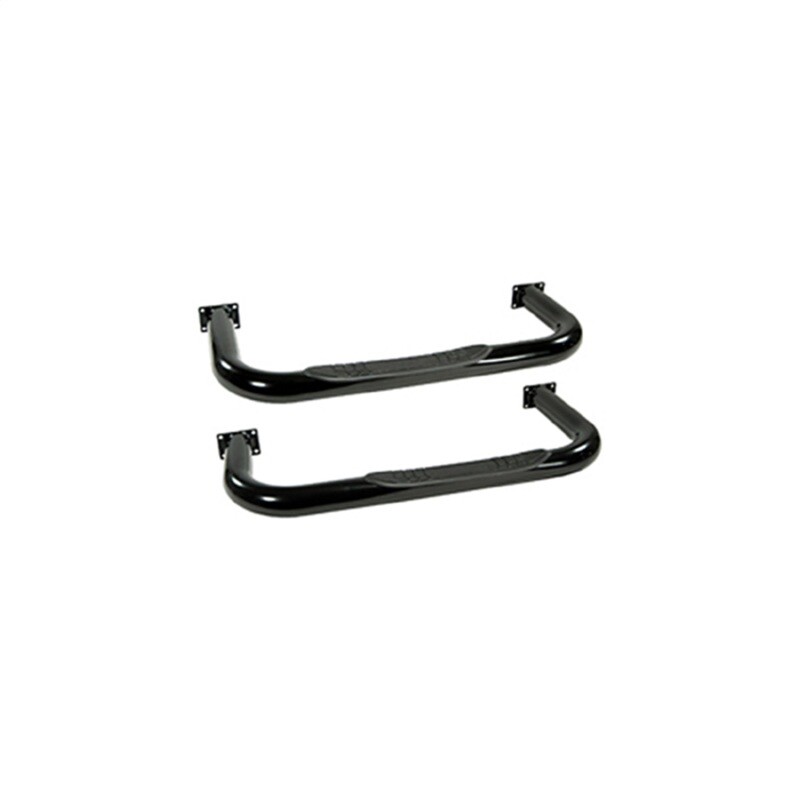 Rugged Ridge 11590.01 3in Round Tube Side Steps for 76-83 CJ5