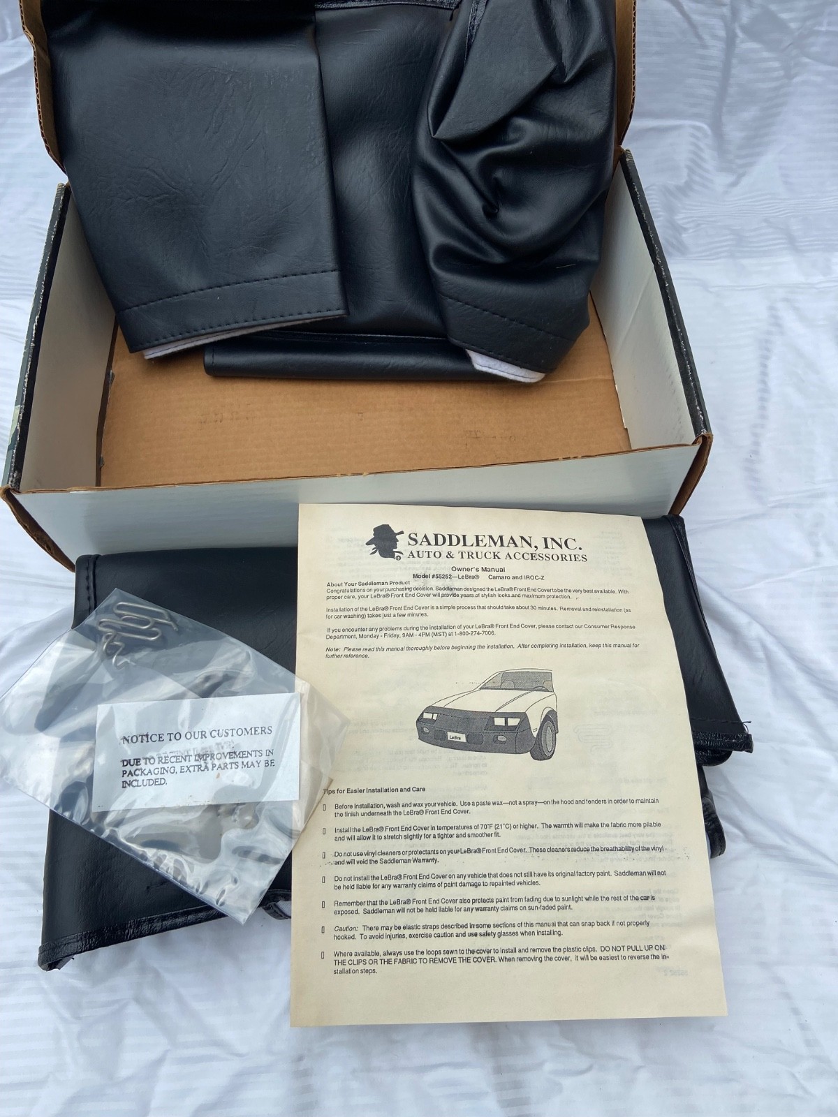 LeBra Custom Front End Cover 1988 1989 1990 Camaro IROC RS Vintage original box!