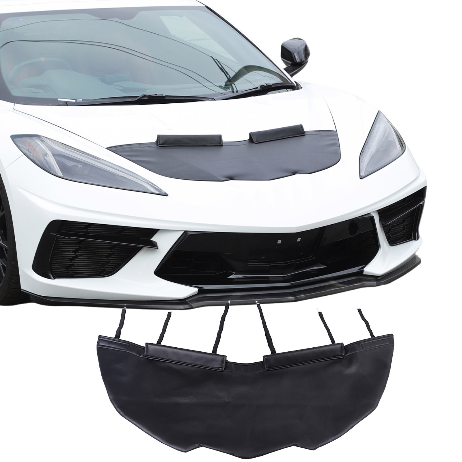 Front End Cover Hood Car Mask Bra Protector For Corvette C8 2020-2024 Z51 Z06 US