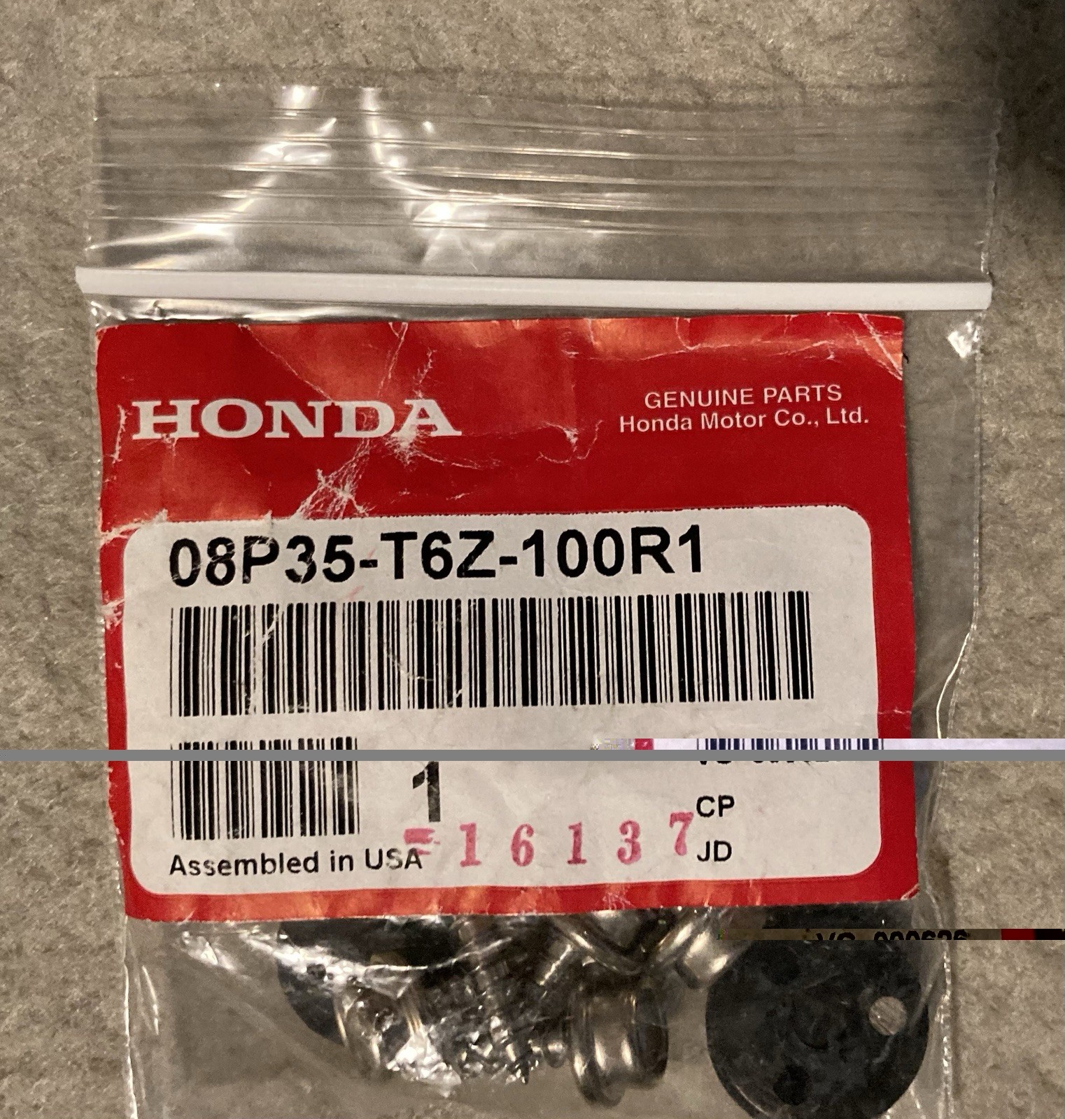GENUINE OEM HONDA RIDGELINE 2017-2020 FULL NOSE MASK 08P35-T6Z-100 NICE