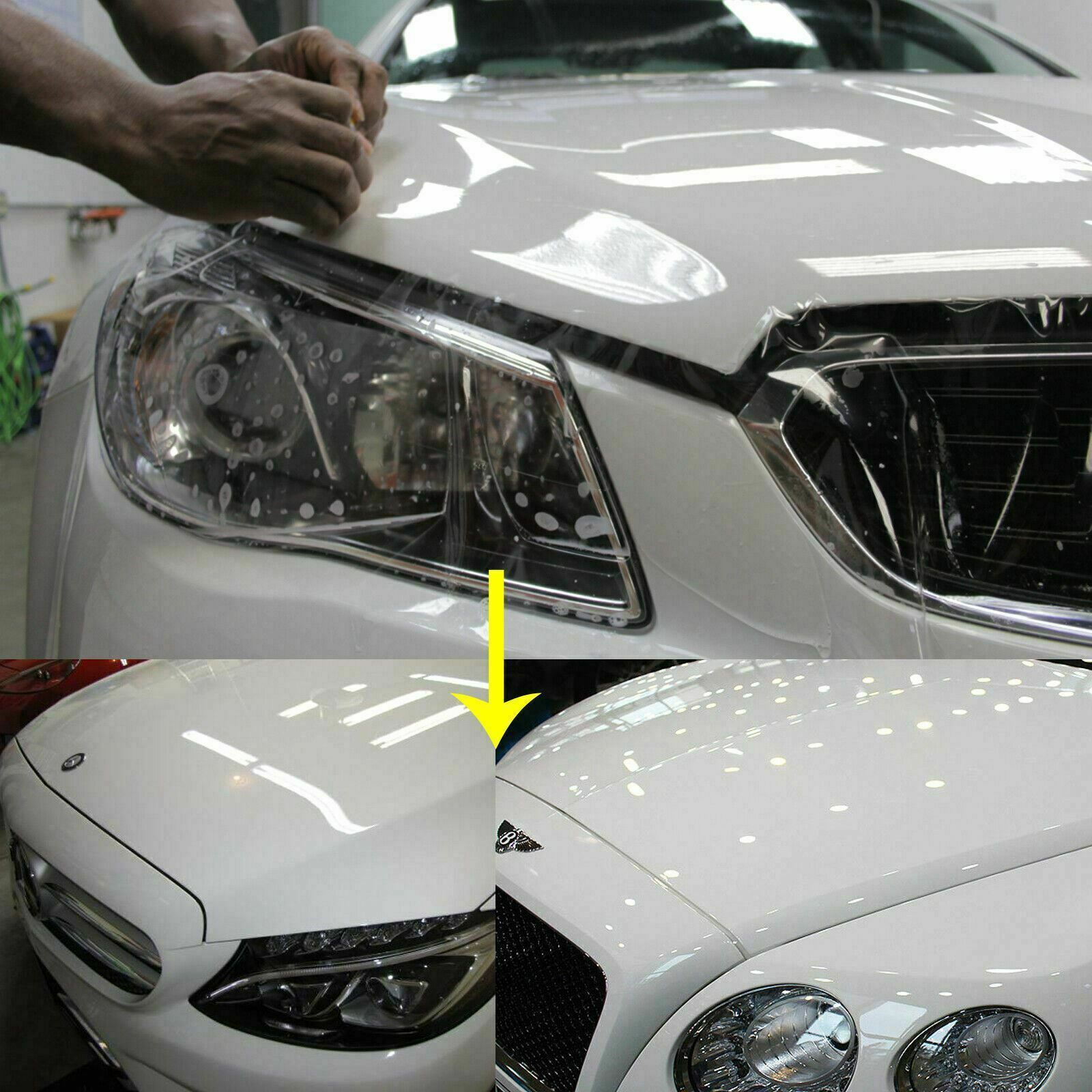 12″ x 48″ Clear Bra Paint Protection Film Wrap Transparent Vinyl Paint Shield