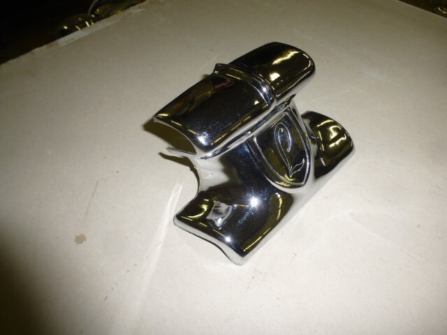 VINTAGE 1946 1948 LINCOLN ZEPHYR REAR CENTER BUMPER GUARD RECHROMED VERY NICE!!