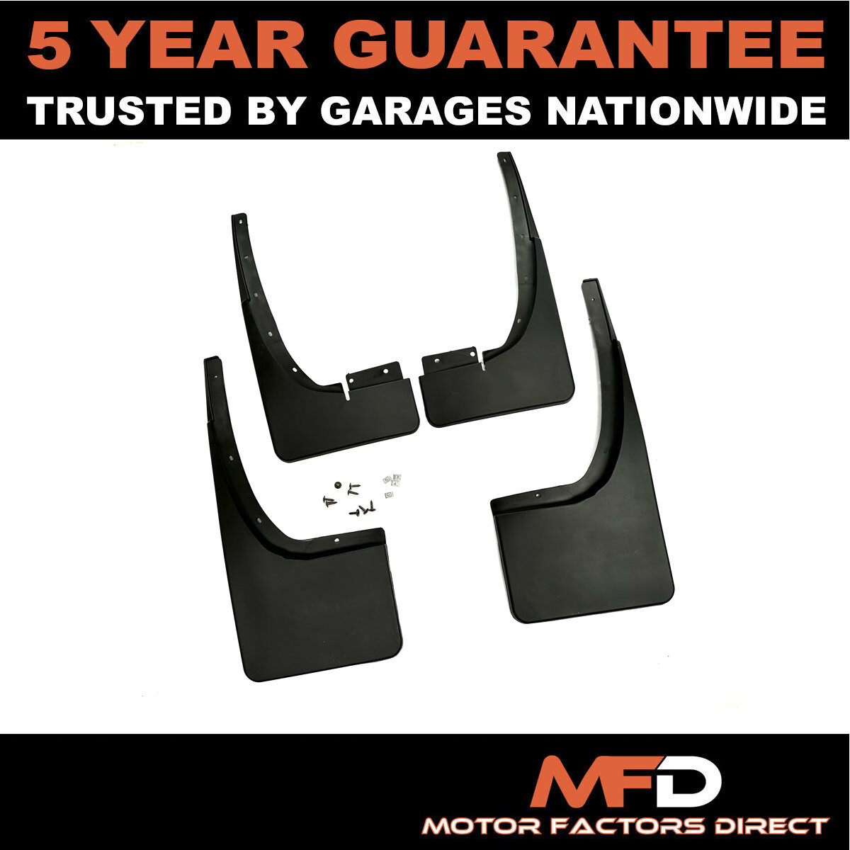 Easy Fit Mudflaps Front Rear For Ford Ranger 2012-2018 MFD