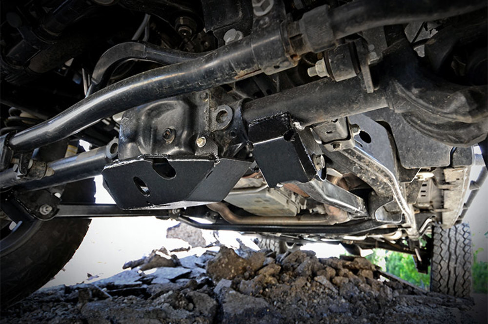 Rough Country Front Control Arm Skid Plates for Jeep Wrangler JK 07-18