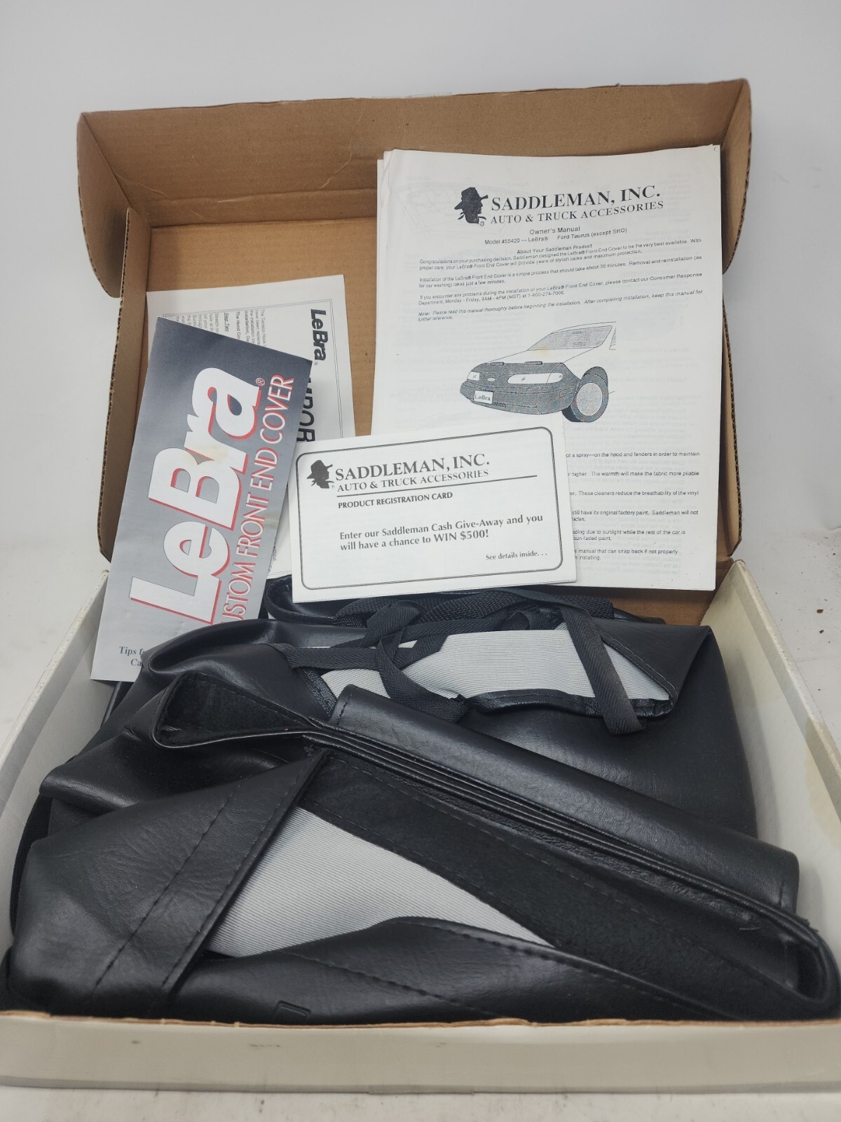 NOS Saddleman LeBra Custom Front End Cover for 1992-1995 Ford Taurus
