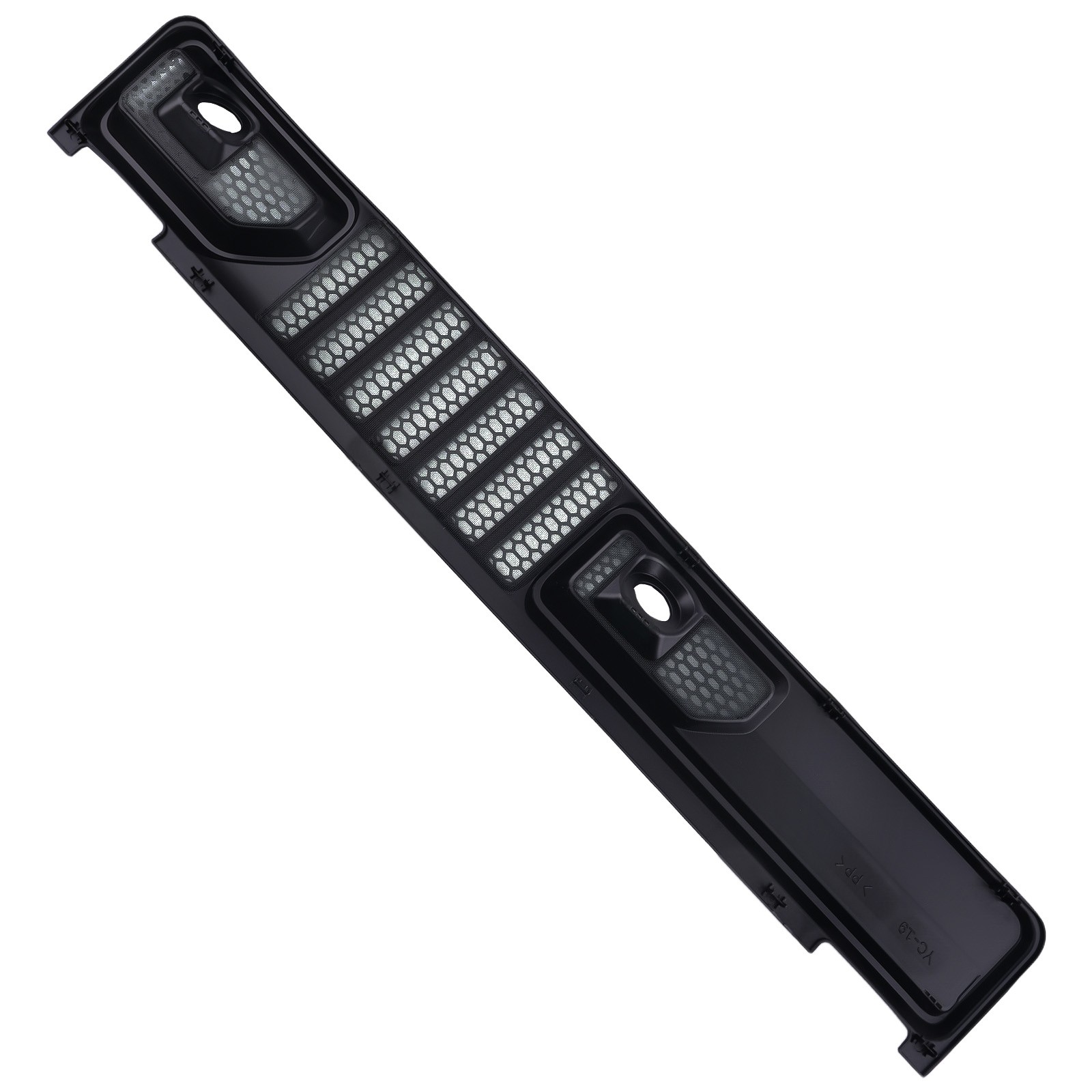 Black Cowl Panel Grille for Jeep Wrangler/Gladiator 2018-2024 Front 68307260AC