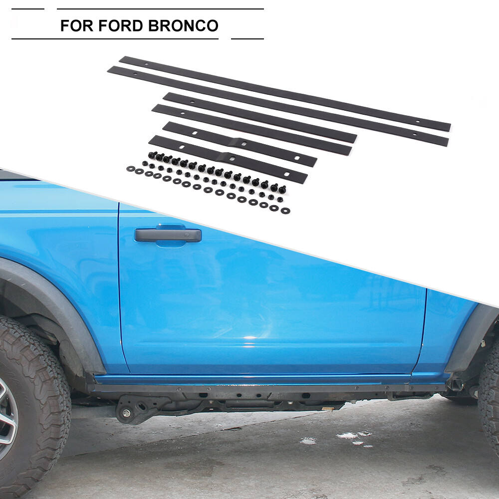 Pinch Weld Covers Open Box Offroad Rocker Panel Guard for Ford Bronco 2-Door 21+