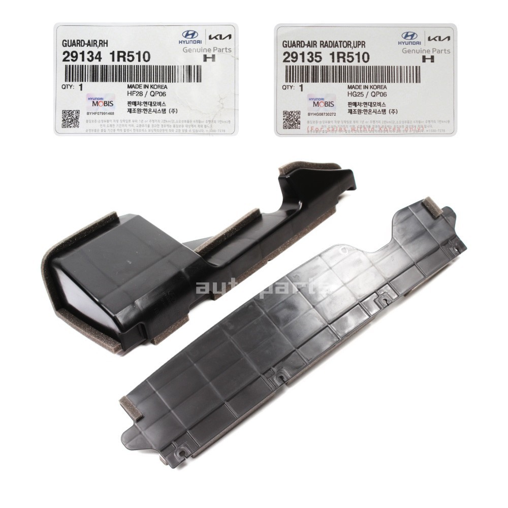 Genuine Radiator Support Upper & Right Guides For Hyundai Accent 2012-2017