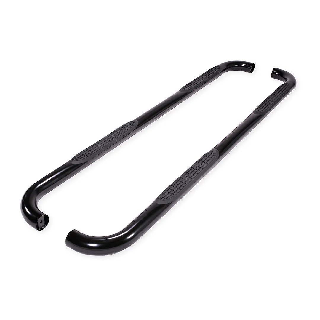 TrailFX 3″ Round Step Bar For Nissan Frontier Crew- Black (A0005B)