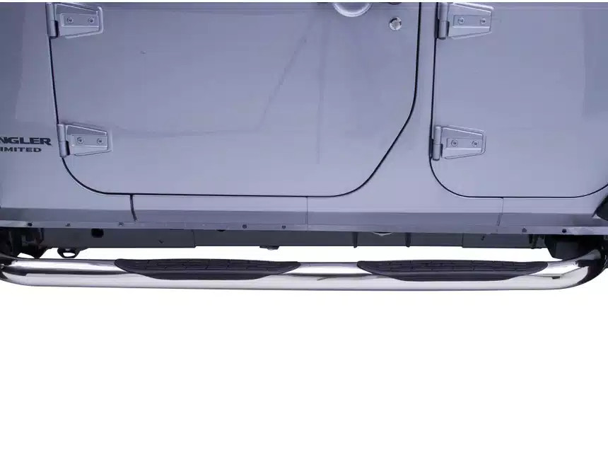 Go Rhino 4000 Ser Polished SS Bars Fit 99-13 Slvrd/Sra 1500,01-14 2500/3500 Ext