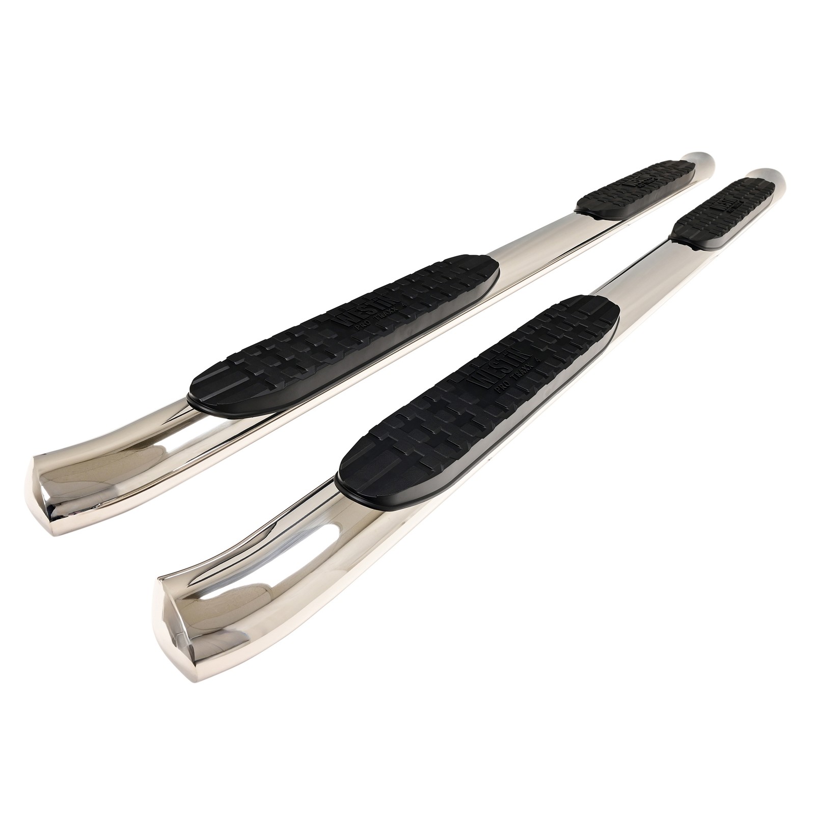 WESTIN Pro Traxxx 4 in Oval Curved Nerf Step Bars for Ford 2022-24