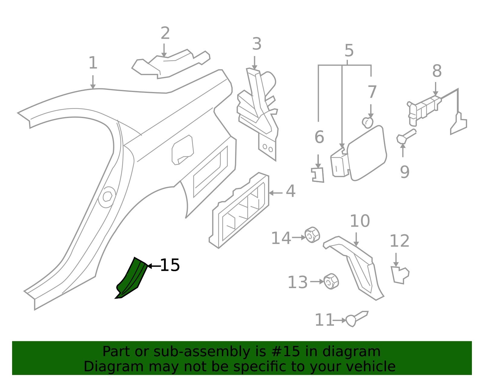 NEW OEM Stone Guard Anti Chipping Film Rear Left 842113K000 for Sonata 2006-2010